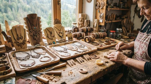 Bijoux en bois : un artisanat traditionnel plein de créativité