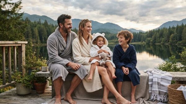Découvrez le peignoir parfait pour toute la famille