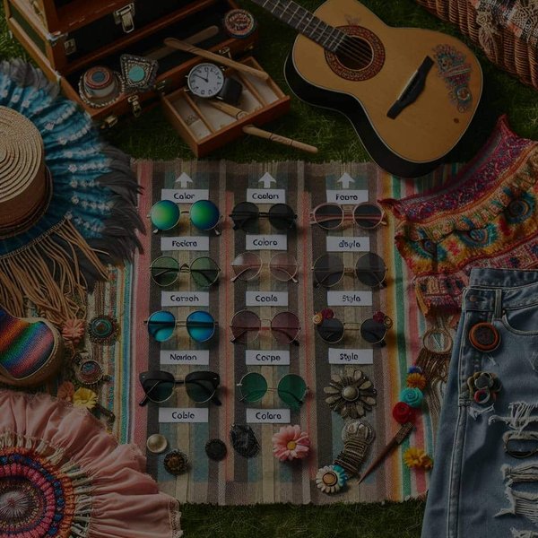 Comment choisir des lunettes de soleil qui se marient avec des tenues bohèmes pour un festival de musique ?