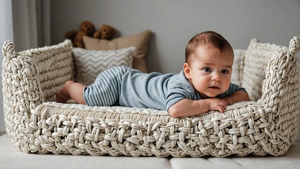 Tour de lit tressé : sécurité et confort pour bébé