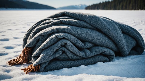 Couvertures polaires : quelle matière tient le plus au chaud