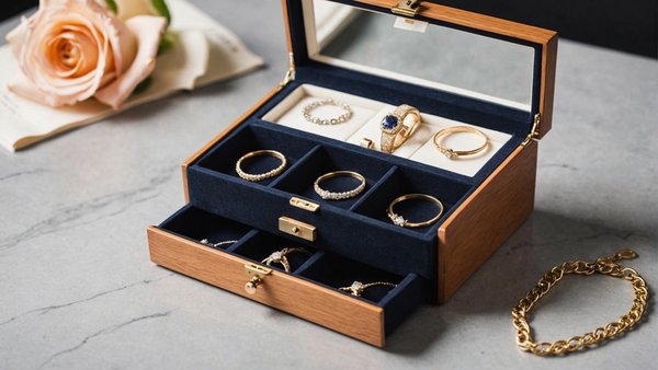 Découvrez des boîtes à bijoux élégantes et pratiques