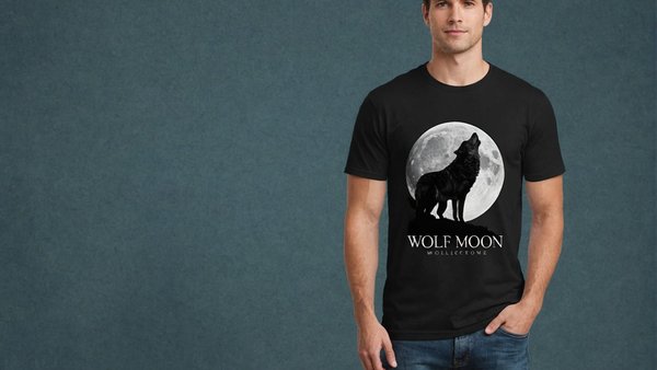 Découvrez la collection unique de t shirts loup lune